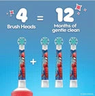 Oral-B Pro Kids Electric Toothbrush Head with Spiderman Characters Soft Bristles