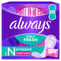 Always Dailies Singles Normal Panty Liners x 20