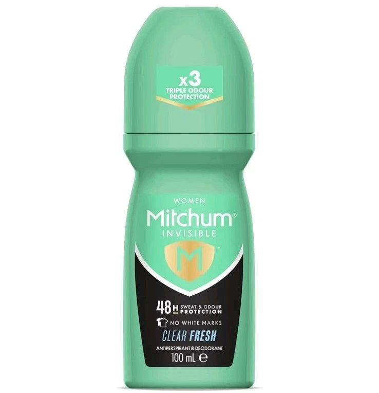 Mitchum Invisible Women 48HR Protection Roll On Deodorant & Anti-Perspirant