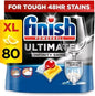 Finish Dishwasher Tablet Ultimate Infinity Shine 80 Tablets Clean & Shine Lemon