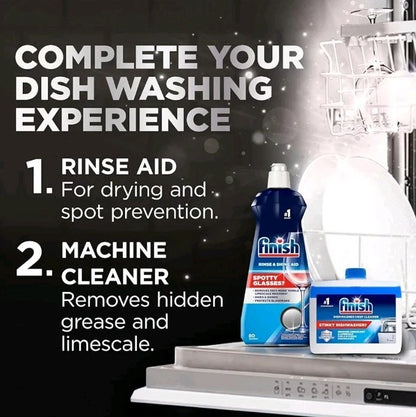 Finish Dishwasher Tablet Ultimate Infinity Shine 80 Tablets Clean & Shine Lemon