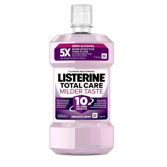 Listerine Total Care Zero Alcohol Mild Mint Mouthwash 500ml