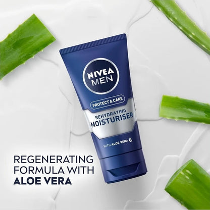 NIVEA MEN Protect & Care Rehydrating Moisturiser Enriched with Aloe Vera - 75ml
