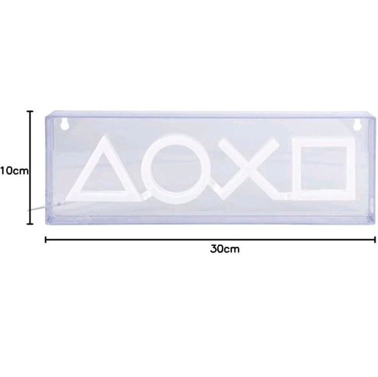 PlayStation Icons LED Neon Light Officially Licensed Free Stand Wall Mount