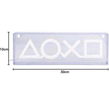 PlayStation Icons LED Neon Light Officially Licensed Free Stand Wall Mount